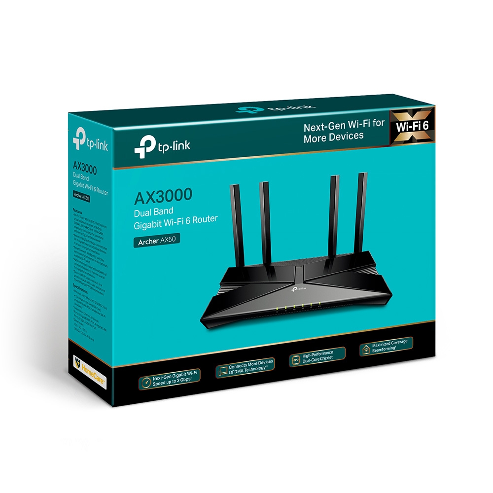 Tenda WiFi 6 AX3000 Smart WiFi Router, Dual Band Gigabit Wireless Internet  Router, 3 Gigabit LAN Ports, OFDMA+MU-MIMO, Parental Control+Remote