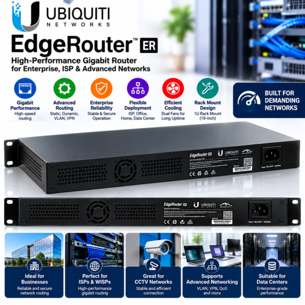 Ubiquiti EdgeRouter – Enterprise Gigabit Routing Solution